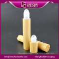 High quality bamboo roll on empty bottle and 15ml pharmaceutical plastic bottle